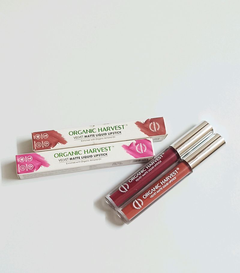 Combo of 2 Organic Harvest Lipstick