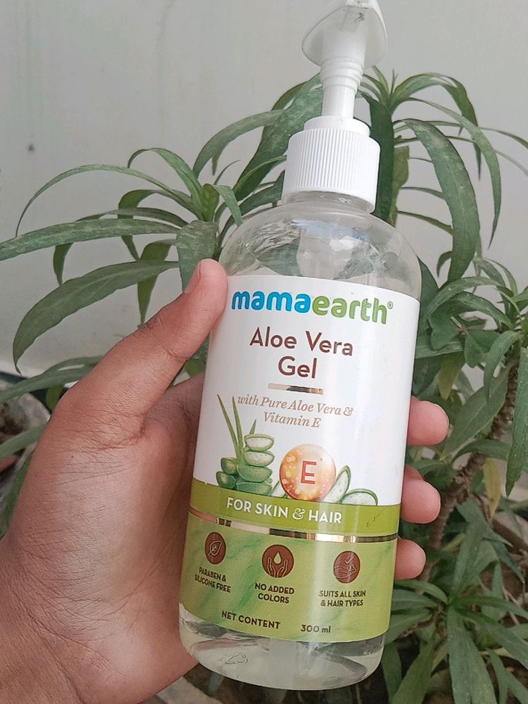 Mamaearth Alovera Gel For Skin And Hair