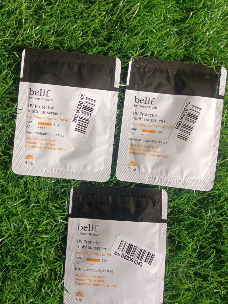 Belif UV Protector Multy Sunscreen Sachet 3