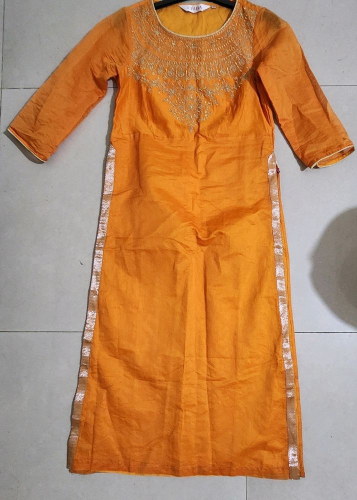 Festival Delight Biba Embroidered Kurta