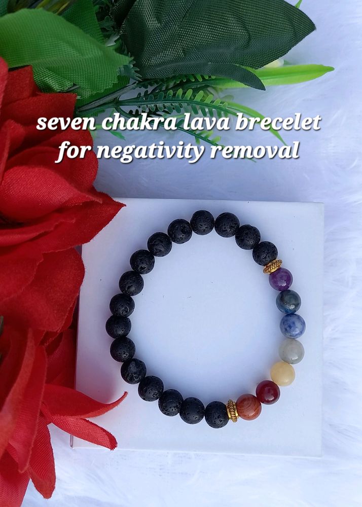 Seven Chakra Lava Brecelet [1 Piece]