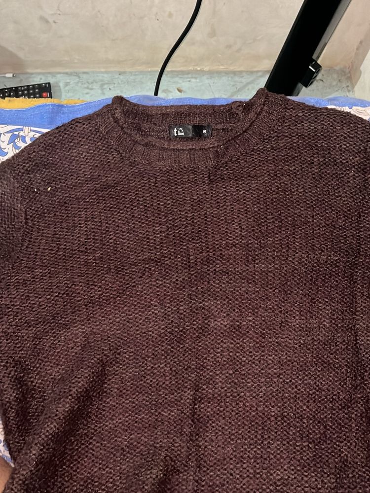 Maroon Shrewd Wool Sweater