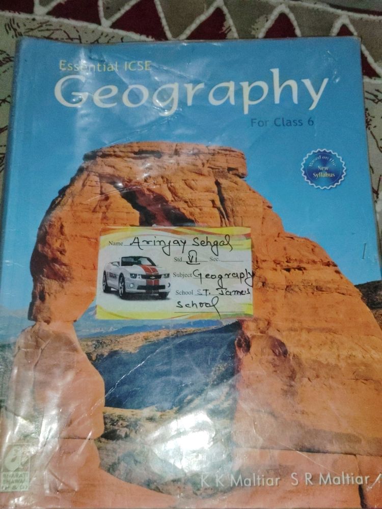 I Am Selling My Book Name Geography