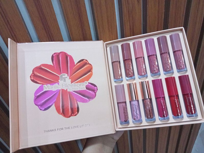 Magic Blossom 12 Piece Of Matte Lipstick Set