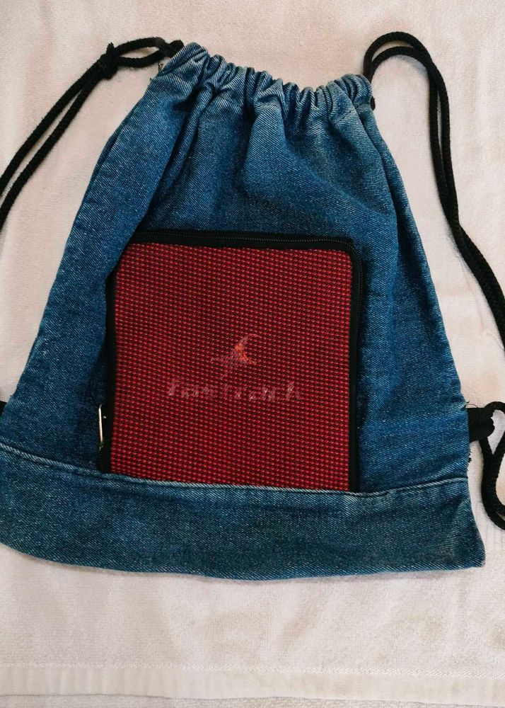 Jean String Bag