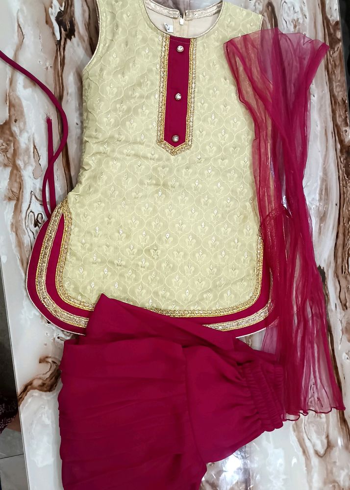 Patiala Suit For Kids