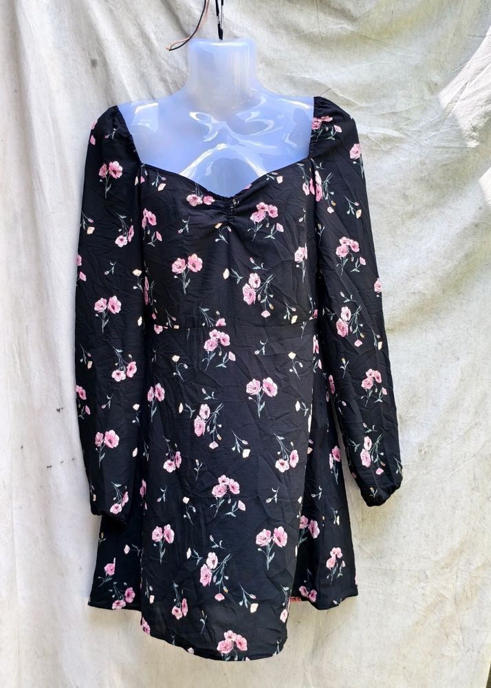 H AND M CUTE FLOWER PRINT FROCK