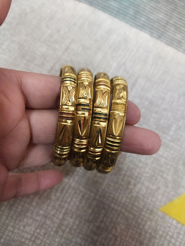 Golden Colour Bangles