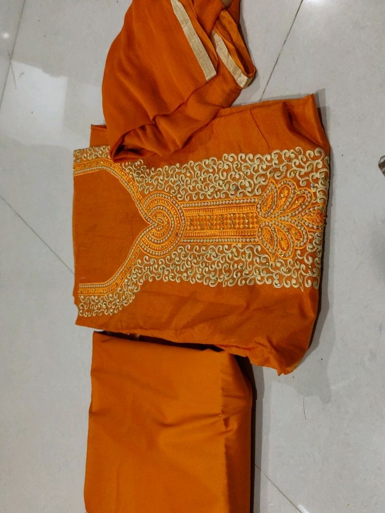 Party Wear Chanderi Silk Suit Sale