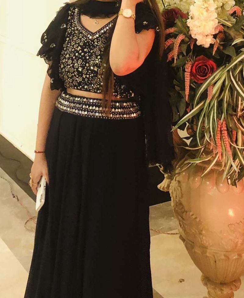 Navy Blue Lehnga Choli