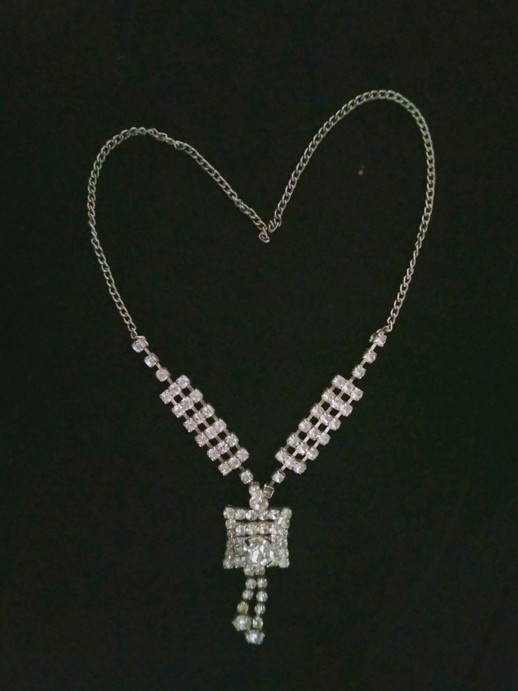 Rhinestone Necklace # Jwellery #