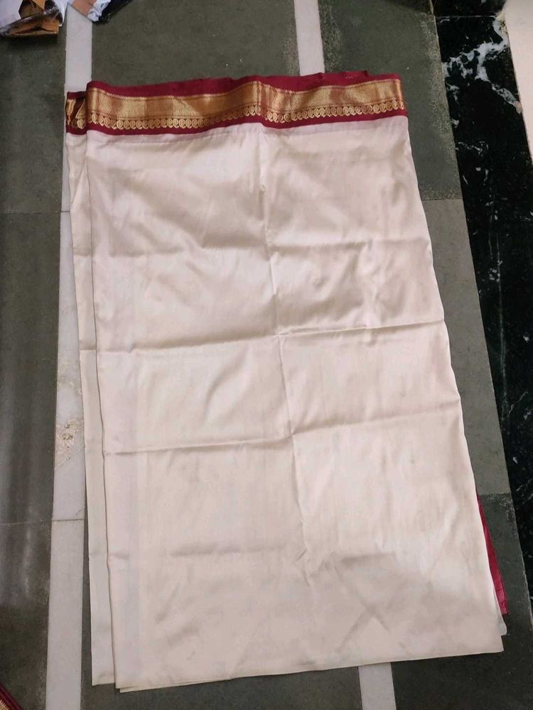 Saree (Off White Color)