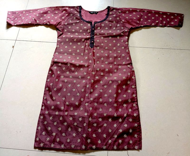 Brown Kurti For Women🤎