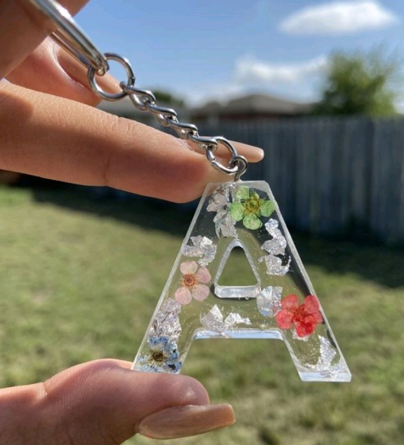 Resin Transperant Key Chains