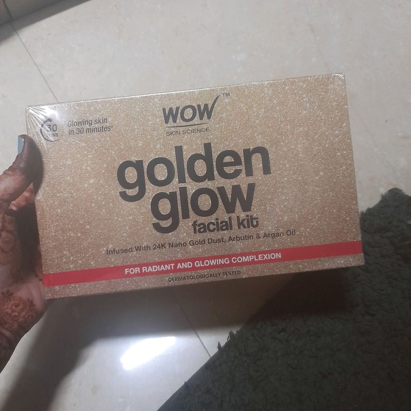 Wow Golden Glow Facial Kit