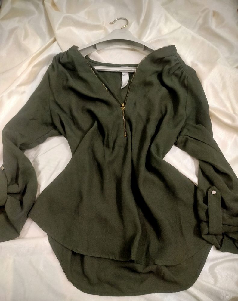 KAZO (Original) Olive Green Top