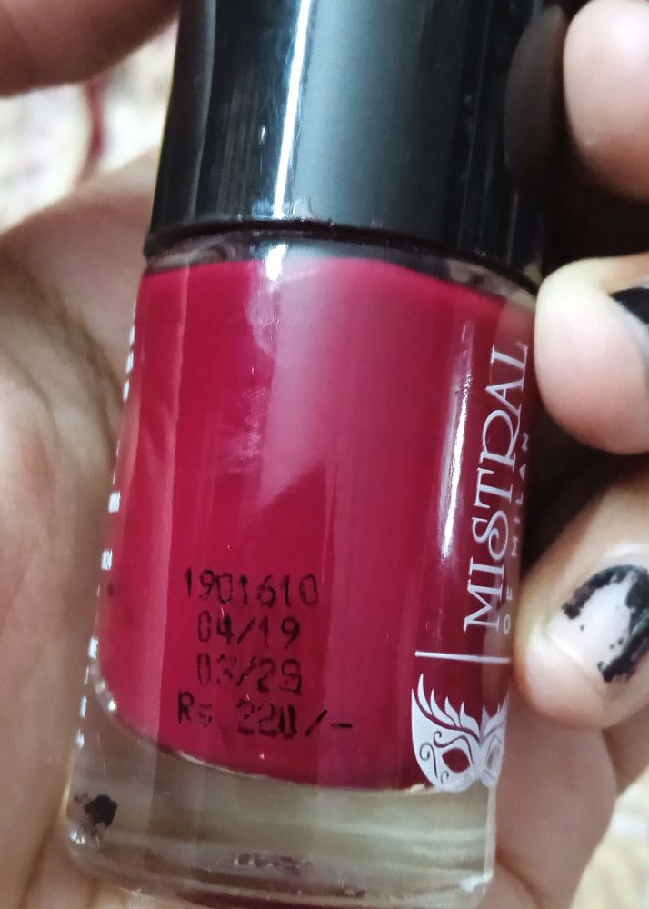 Mistral Of Milan Deep Cherry Nail Polish