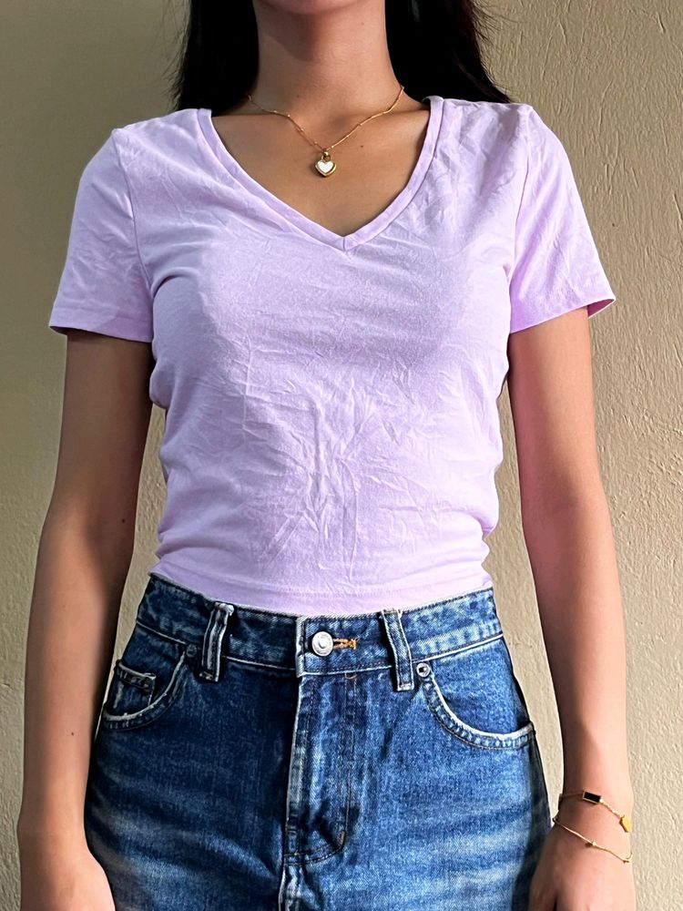 Price Drop 📢Wild Fable Lavender Crop Top 🎀