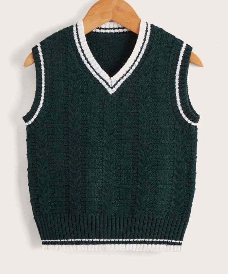 Green Vest Sweater