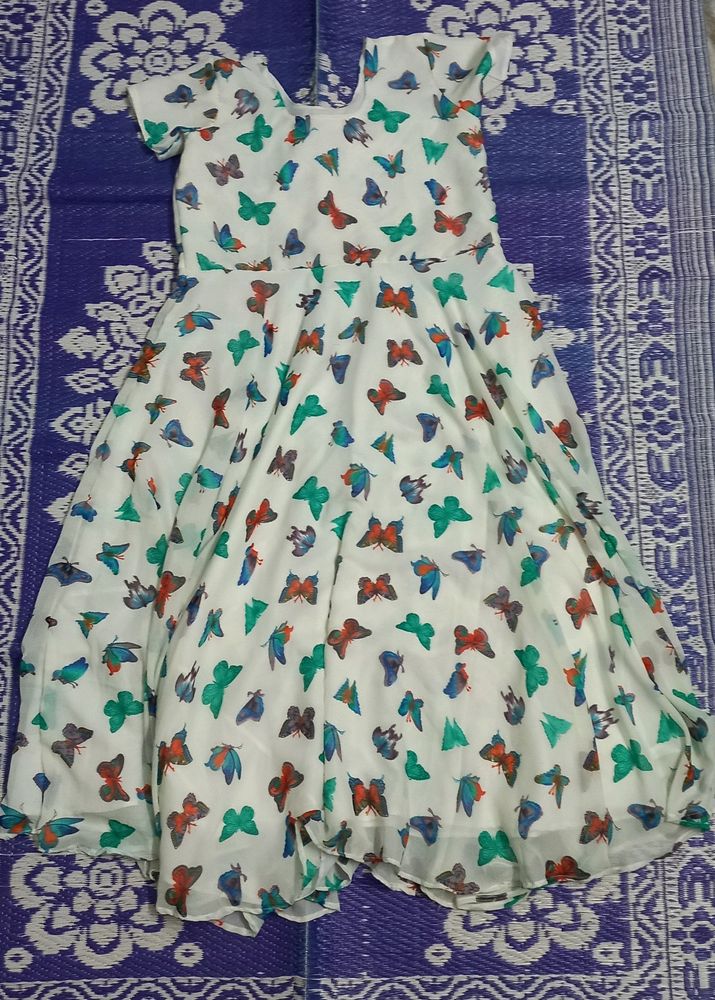 butterfly prints kurti