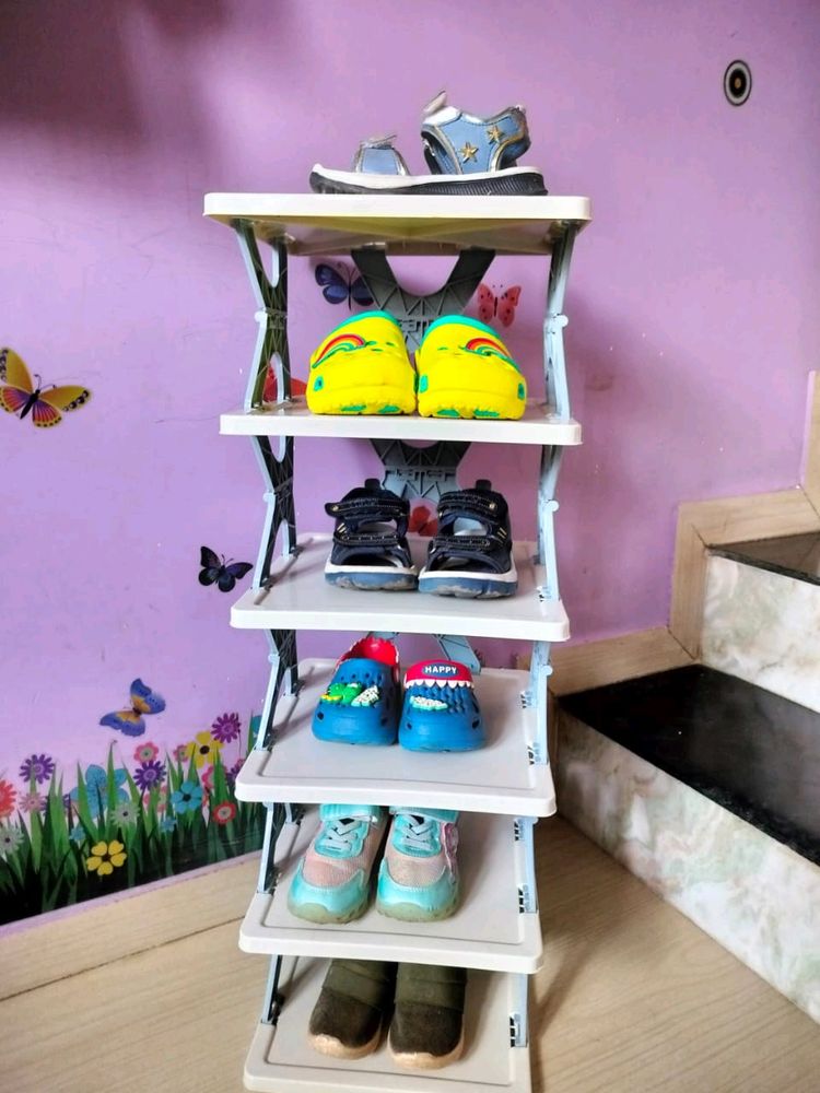 6 Layer Foldable Shoe Rack