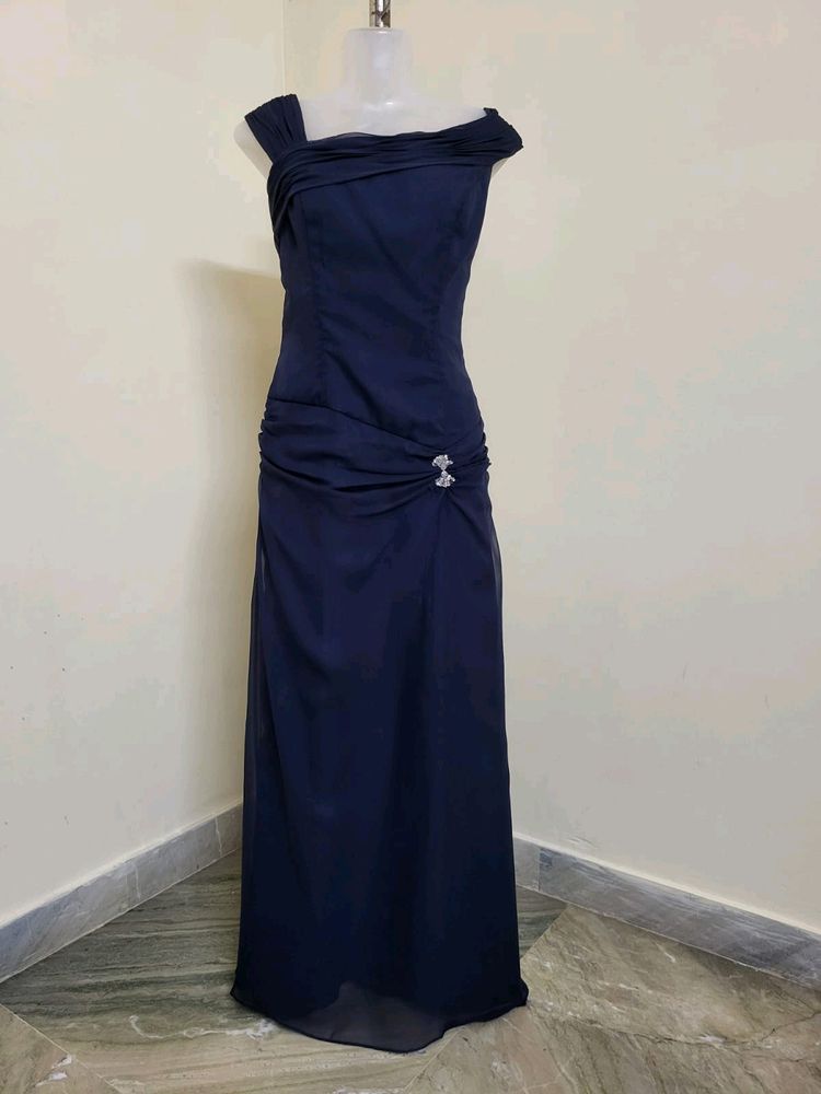 Navy Blue Gown