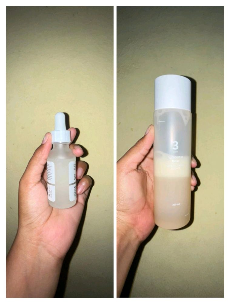 Combo Of  Serum And Glowing Essence Toner