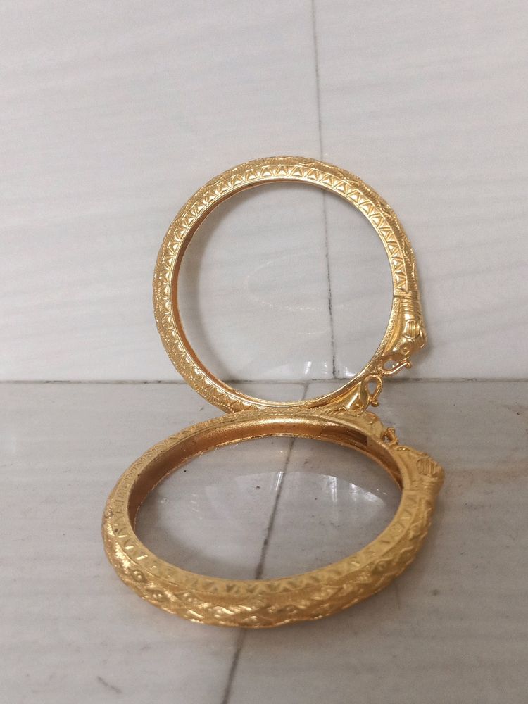 Fancy Gold Plated Bangles