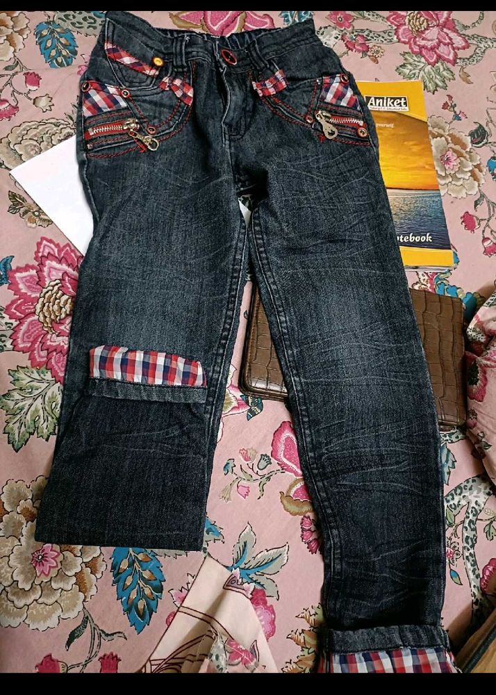 Imported Denim Jeans For 7-8 Years Old Girl