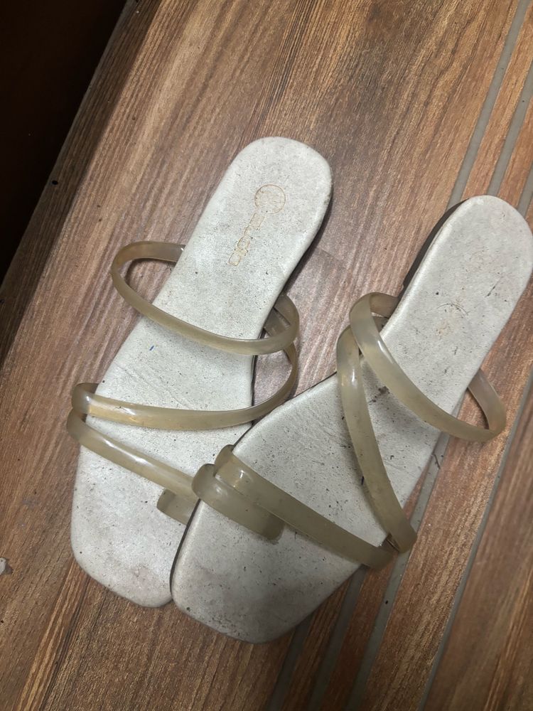 Used Dirty Sandals