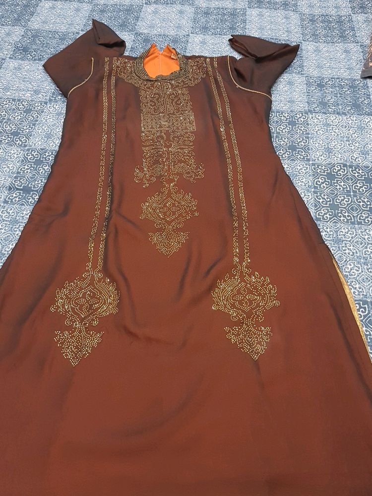 Rust Brown Kurta