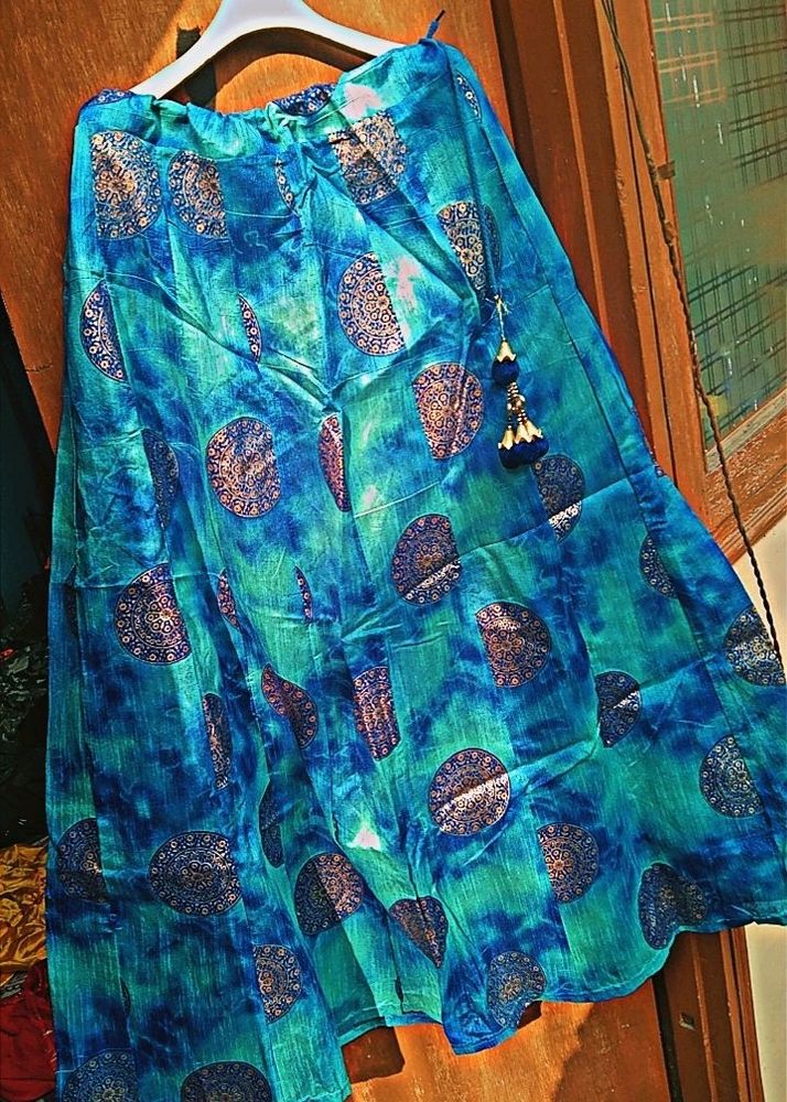 Traditional Blue Skirt