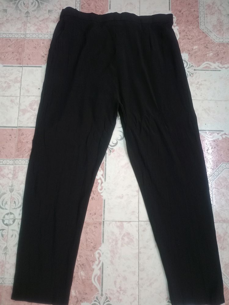 Price Drop Black Trouser For Women