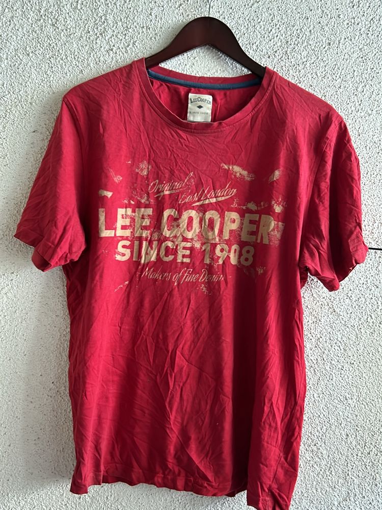 Combo Of 2 Red Lee Cooper TShirts