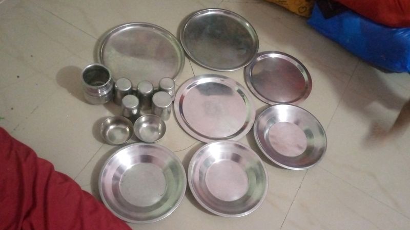 Stainless Steel Dinner Set