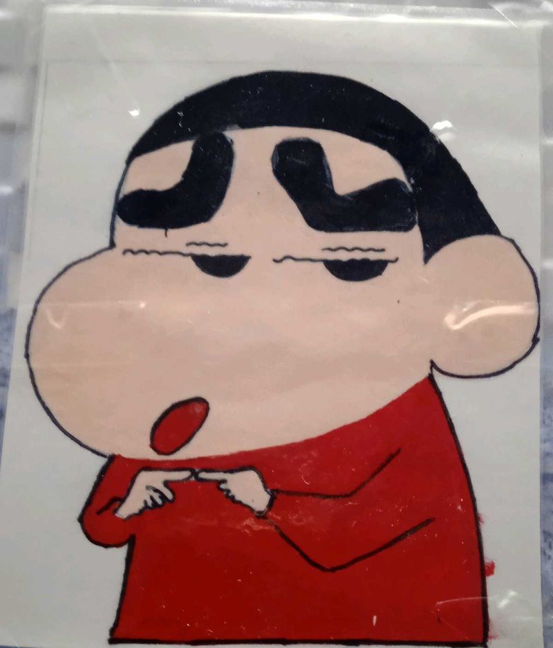 Laminate Shinchan Paintaing Handmade