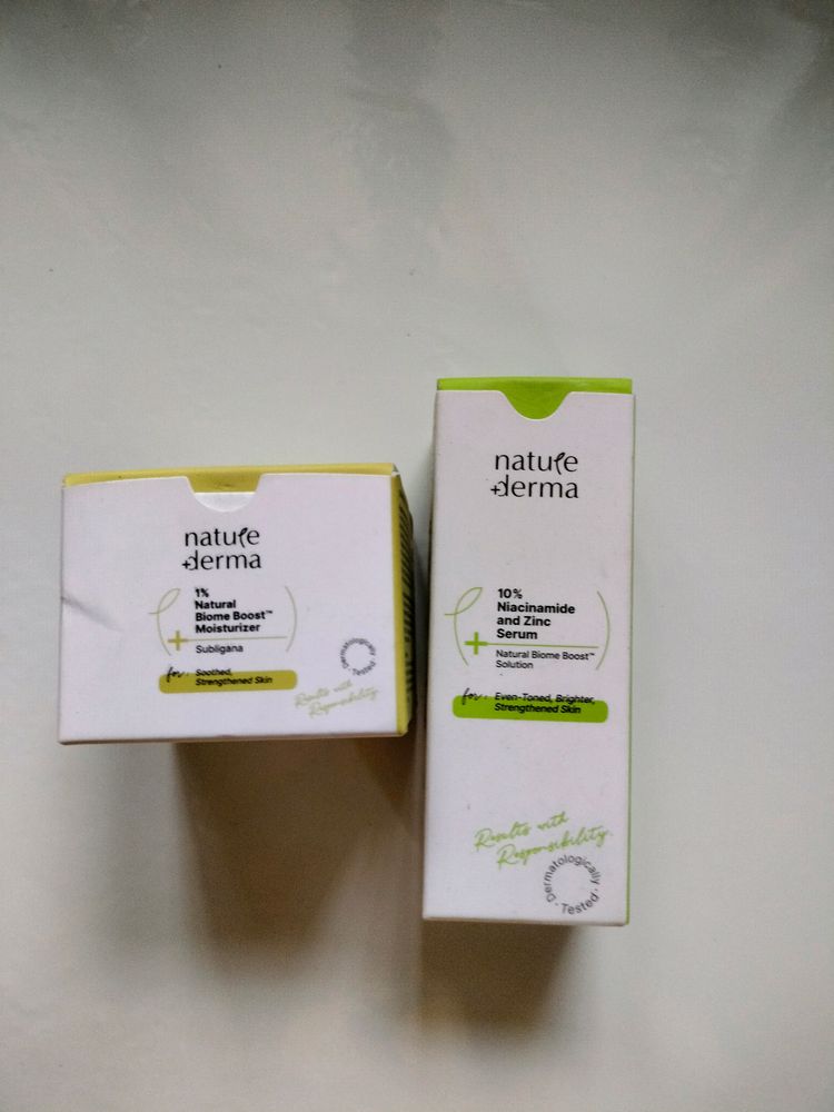 Combo (Nature Derma Serum and Moisturizer)