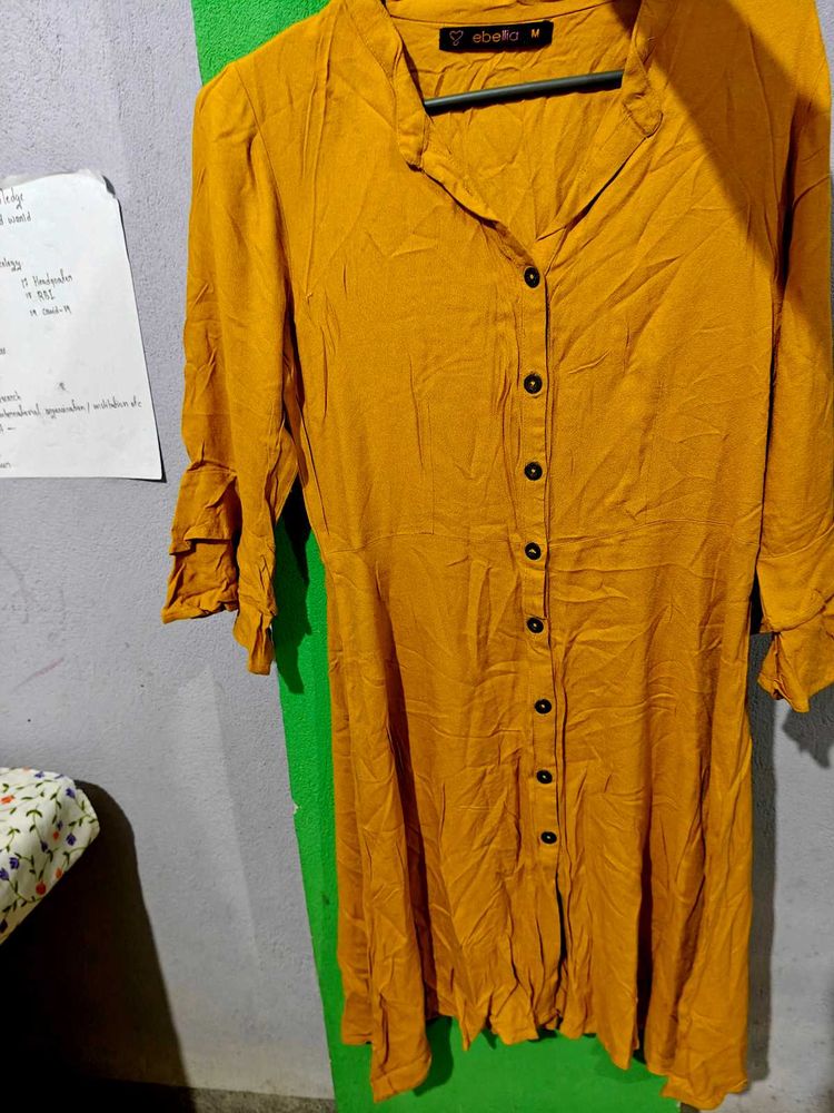 Mustard Kurti