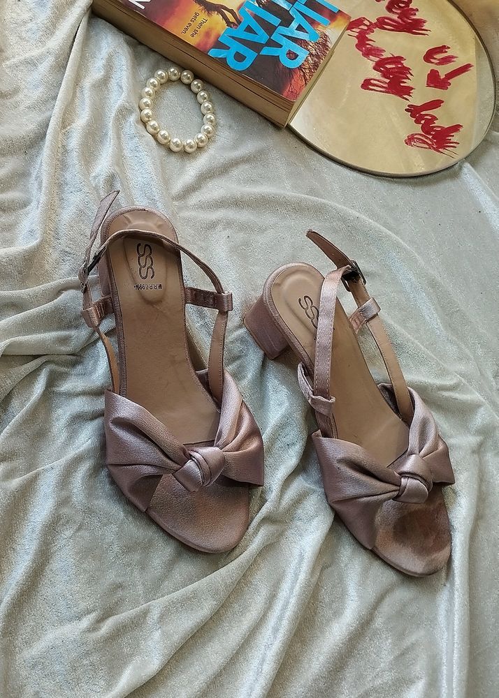 Ss Mauve Bow Sandle