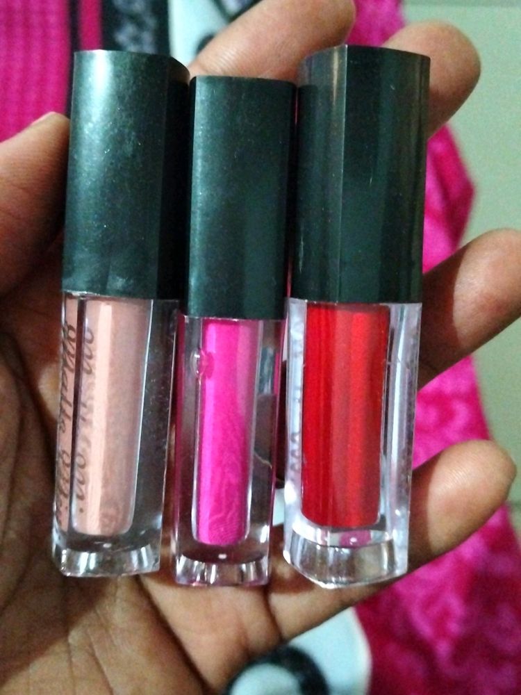 Combo Of 3 Mini Matte Lipstick