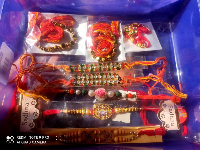 Rakhi Set Of 8( 1 Free)