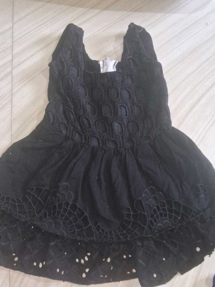 Baby Frock Black