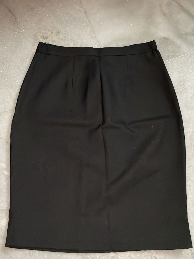 Black Formal Skirt- Pack Of 2