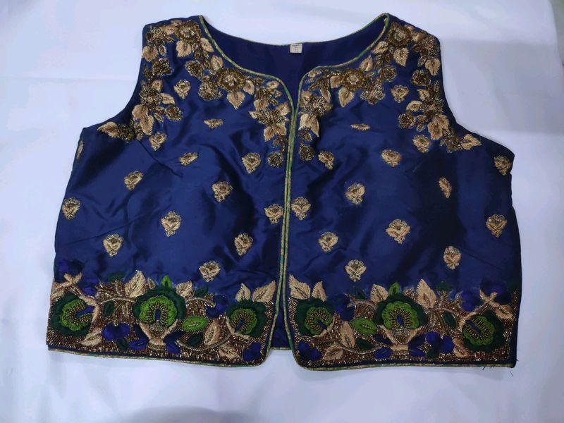 Navy Blue Blouse