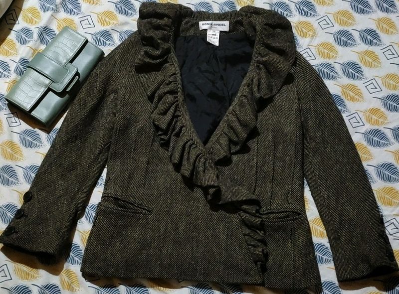 Sonia Rykiel Olive Green Blazer