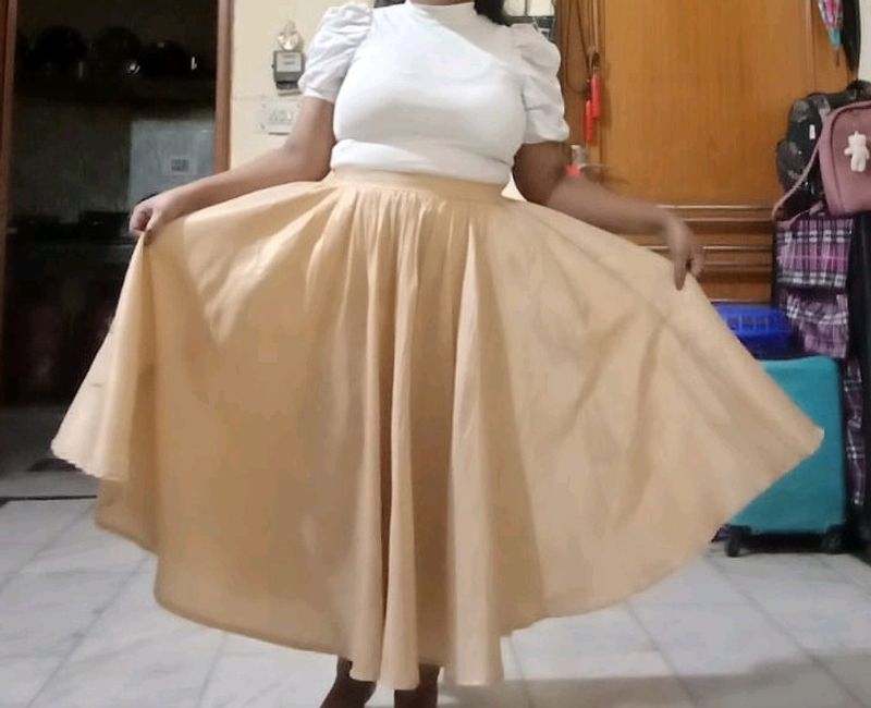 Long Flare Skirt