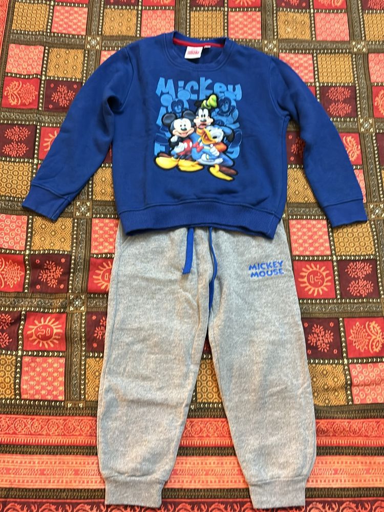 Disney - Fleece Set - Blue Grey