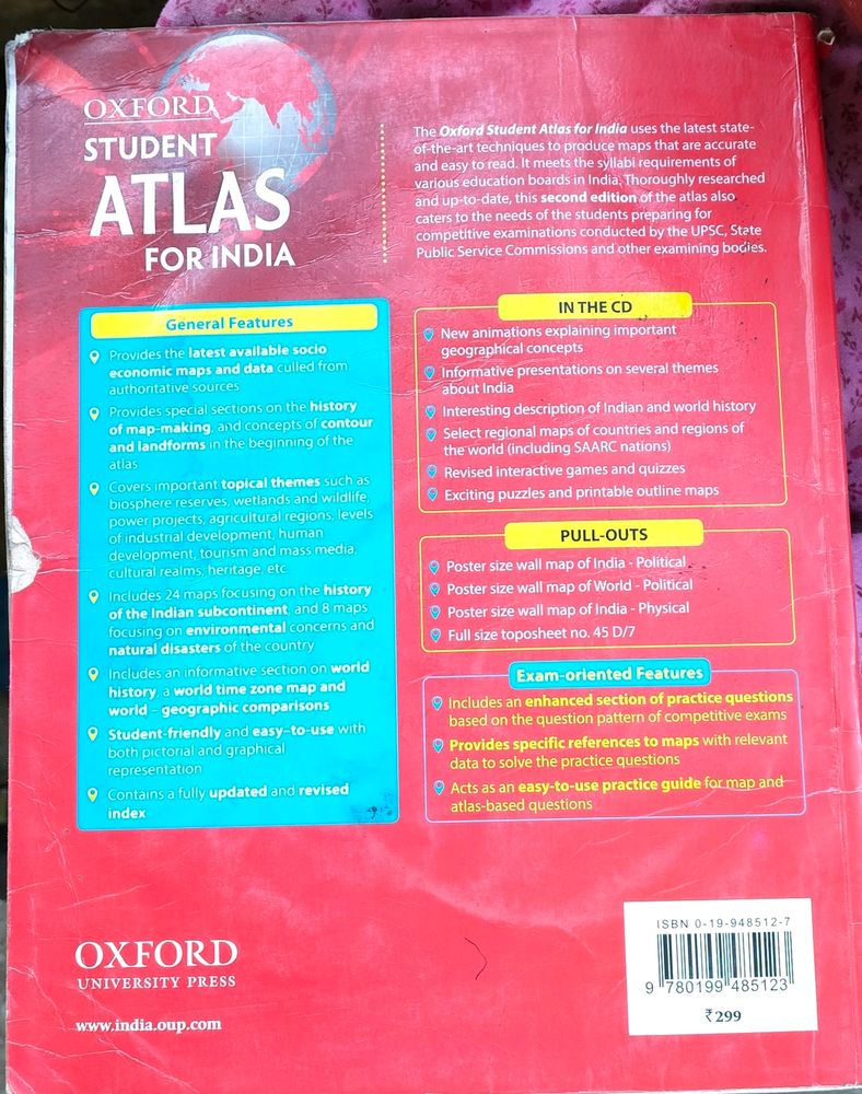 Oxford Student Atlas For India (2nd Edition)