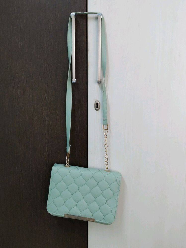 Stylish Turquoise Blue Handbag