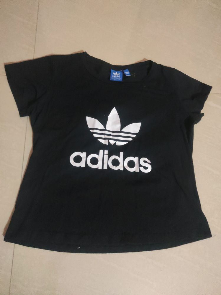 Adidas Black Crop T-shirt